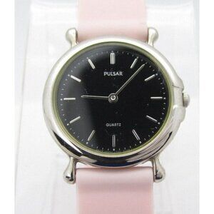 Women's  Pulsar Quartz WR Analog 27mm Dial Causal Round Watch (E648) V700-6A00